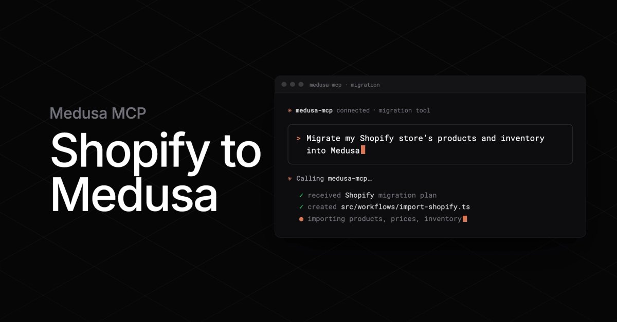 Новый инструмент миграции данных: переход с Shopify на Medusa