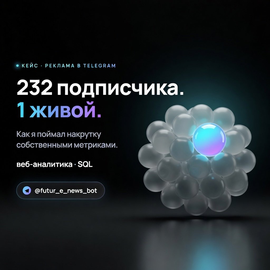 Как я разоблачил накрутку метрик в Telegram-рекламе на примере своего новостного бота