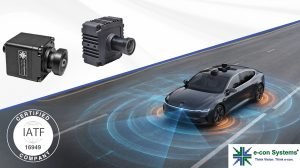 E-Con Systems получает сертификацию IATF 16949:2016 для автомобильных камер