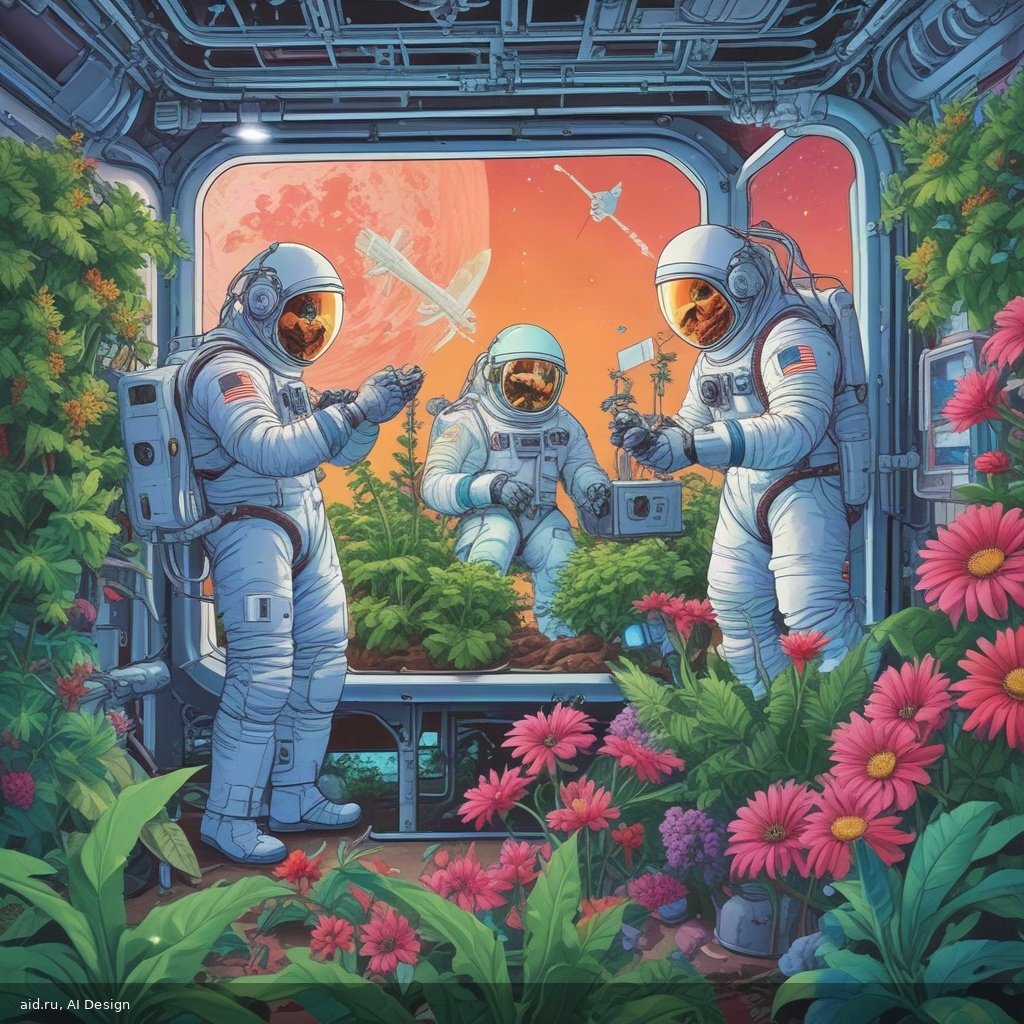 Научные эксперименты NASA: здоровье человека и растений на МКС