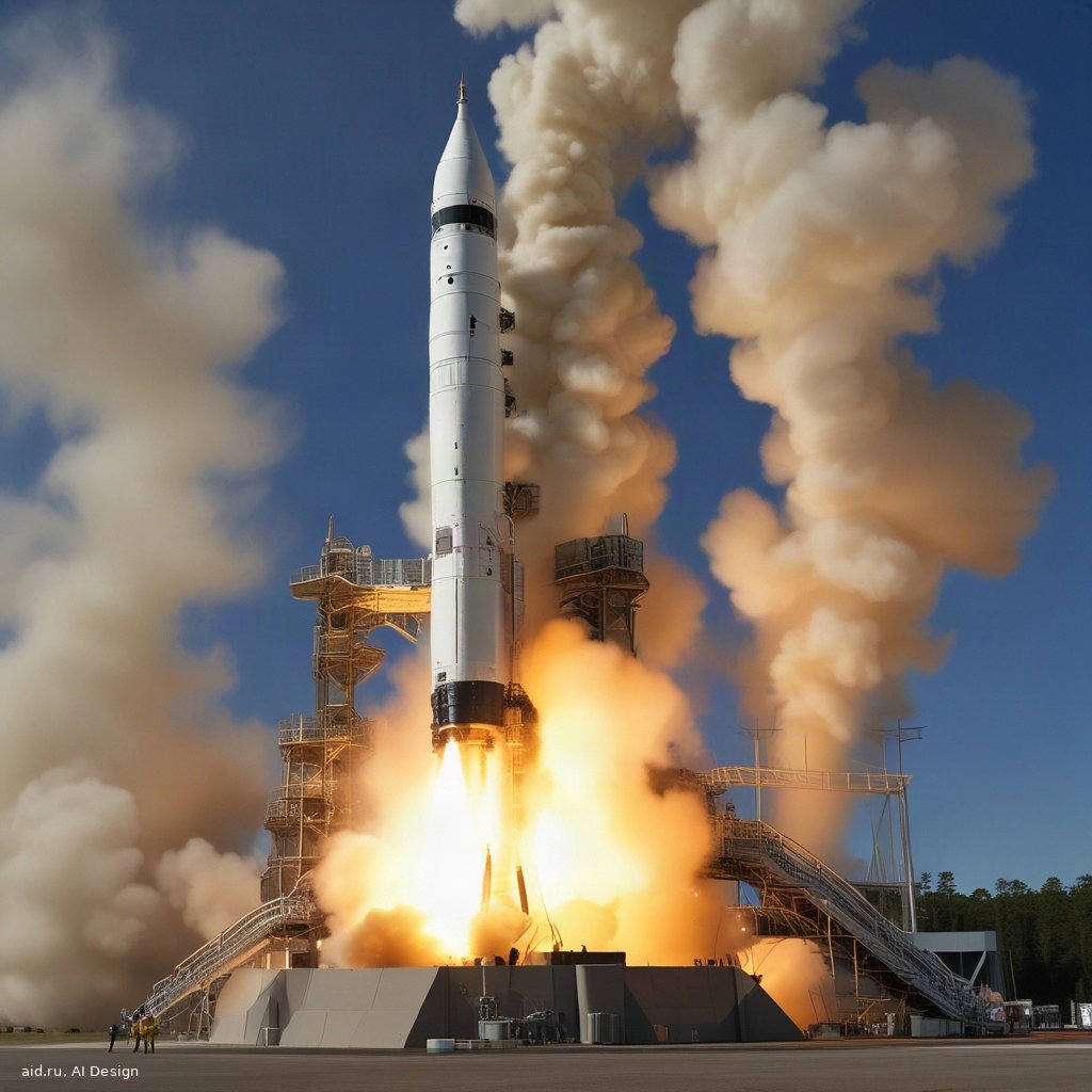 Тестирование двигателя RS-25: шаг к новым космическим достижениям NASA