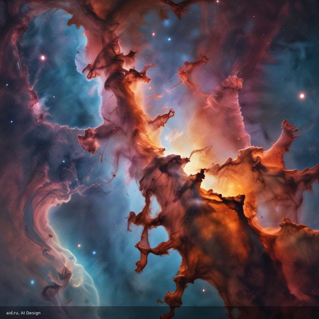 Загадочные звезды: как телескопы Hubble и James Webb исследуют туманность Карины